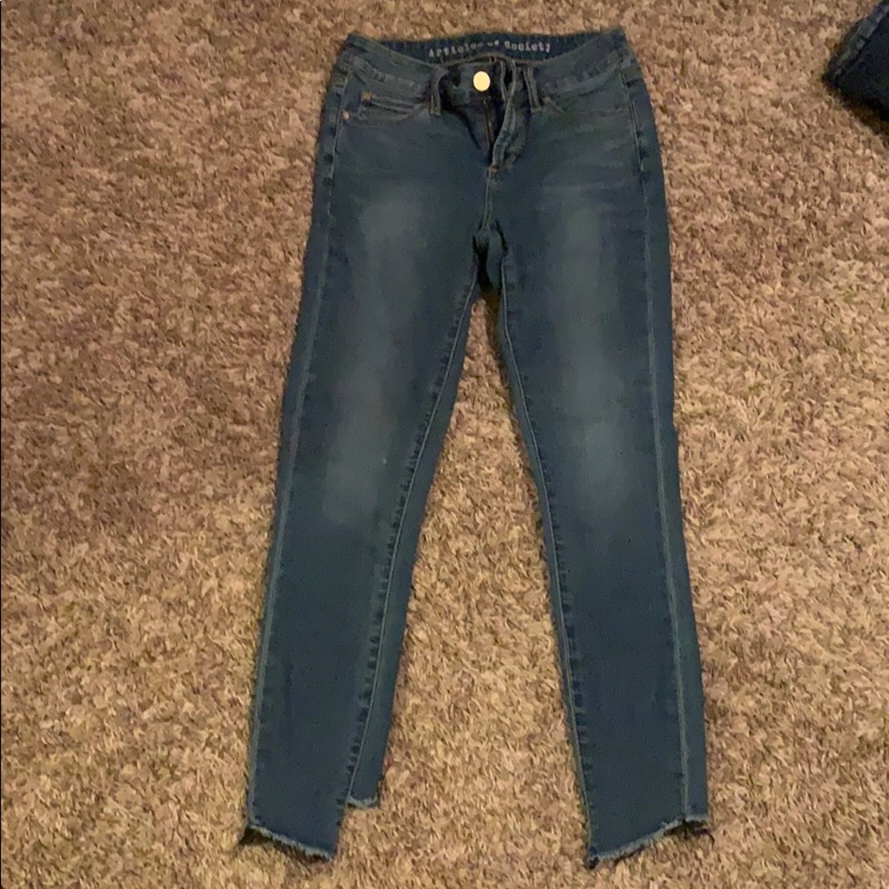 comfy blue jeans